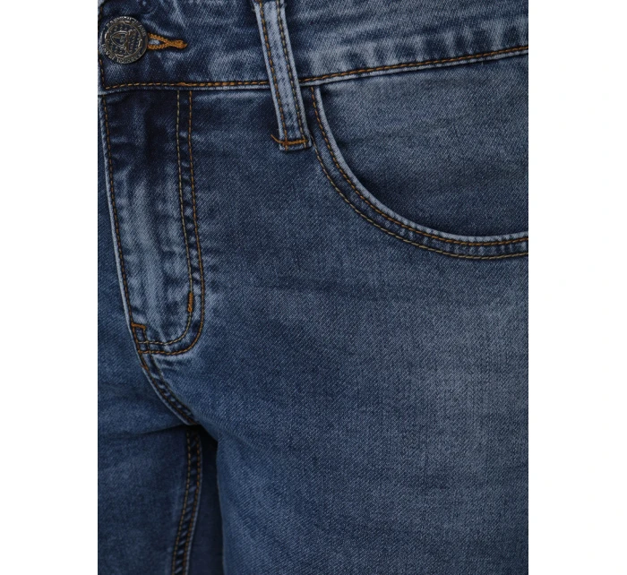 Pánske modré džínsové nohavice slim fit FashionStreet UX4481 Pánske modré džínsové nohavice slim fit FashionStreet UX4481