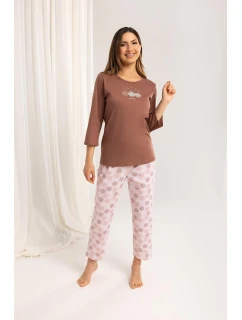 Pyžamo model 21202419 3/4 2XL Z25/26 dámské - Regina