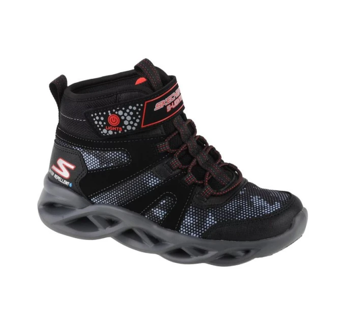 Skechers Twisted Brights - Zerrix 400145L-BKRD Black 28 Skechers Twisted Brights - Zerrix 400145L-BKRD Black 28