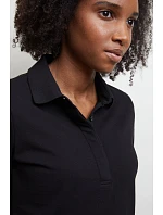 LSL Women Dámské těžké piqué polo s dlouhým rukávem deep black model 22442419 - NEOBLU LSL Women Dámské těžké piqué polo s dlouhým rukávem deep black model 22442419 - NEOBLU