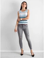 Dámsky top AT TP 5038.28P biely a modrý Dámsky top AT TP 5038.28P biely a modrý