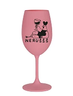 NERUŠŠŠ - ružový pohár na víno 350 ml NERUŠŠŠ - ružový pohár na víno 350 ml