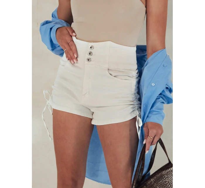Dámské šortky STYLE SHORTS light beige Dstreet model 21977952 - FashionStreet