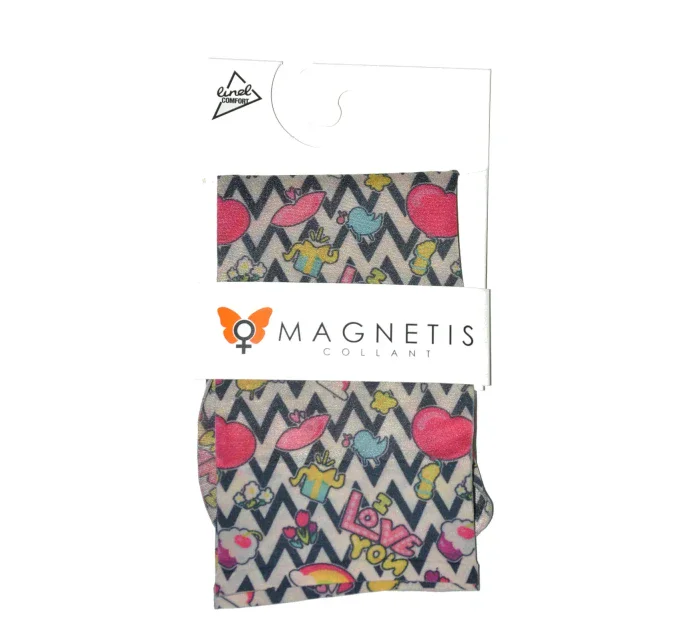 Dámske vzorované ponožky Magnetism lycra 20 den