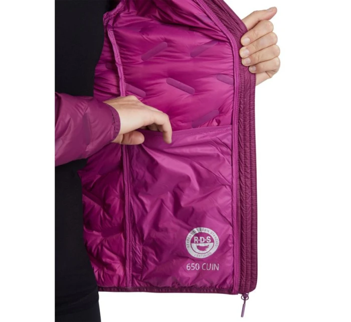 Dámská péřová bunda s kapucí Viking Lady ve fialové barvě model 21767841 Dámská péřová bunda s kapucí Viking Lady ve fialové barvě model 21767841