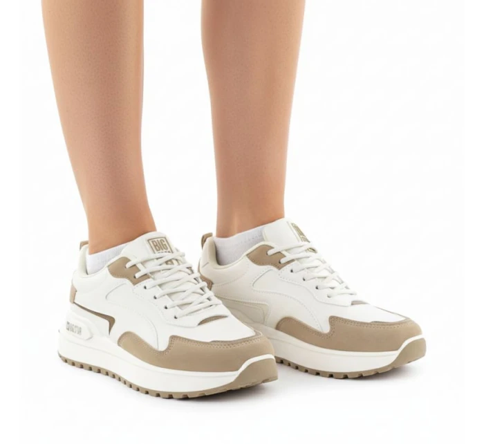 Béžová športová obuv na platforme Big Star RR274A216