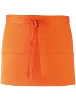 Premier PR 155 Krátka zásterka po pás s vreckom „Colours“ 39.0155 oranžová