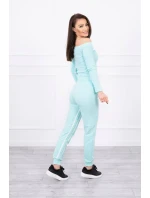 Sada s dvojitými pruhy máta