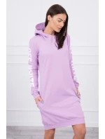 Off White fialové šaty