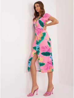 Sukienka DHJ SK  różowy model 20095231 - FPrice