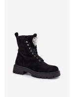 Dámsky pracovník s kryštálmi Rosira - čierny