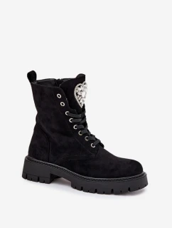 Dámsky pracovník s kryštálmi Rosira - čierny