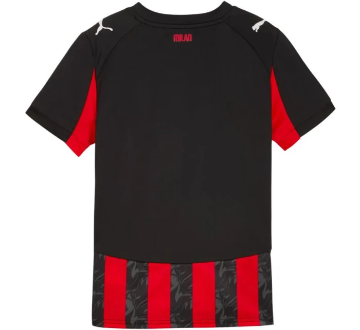 Detský replika Puma AC Milan domáci dres čierno-červený 779965 01