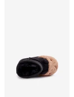 Zateplené dětské sněhule černé model 21678721 - Boto Zateplené dětské sněhule černé model 21678721 - Boto