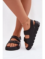 Dámské pěnové sandály na platformě Big Star TT274A031 Černé
