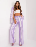 Nohavice DHJ SP 5077.27 svetlo fialová