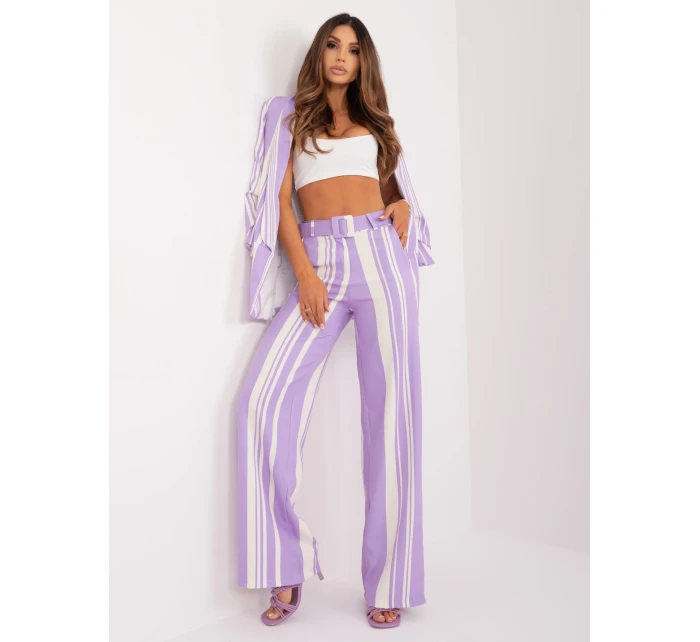 Nohavice DHJ SP 5077.27 svetlo fialová