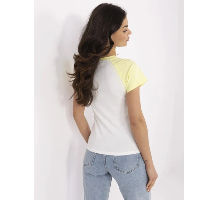 Tričko NM TS V7940.17 biele žlté