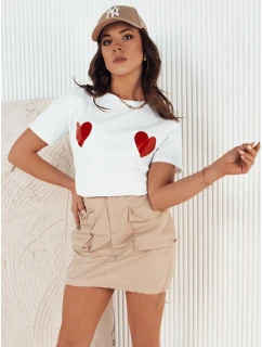 Dámské tričko bílé Dstreet model 21974058 - FashionStreet