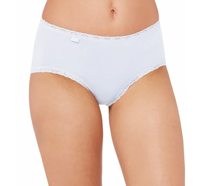 Dámské kalhoty Sloggi 24/7 Cotton Lace Midi bílé
