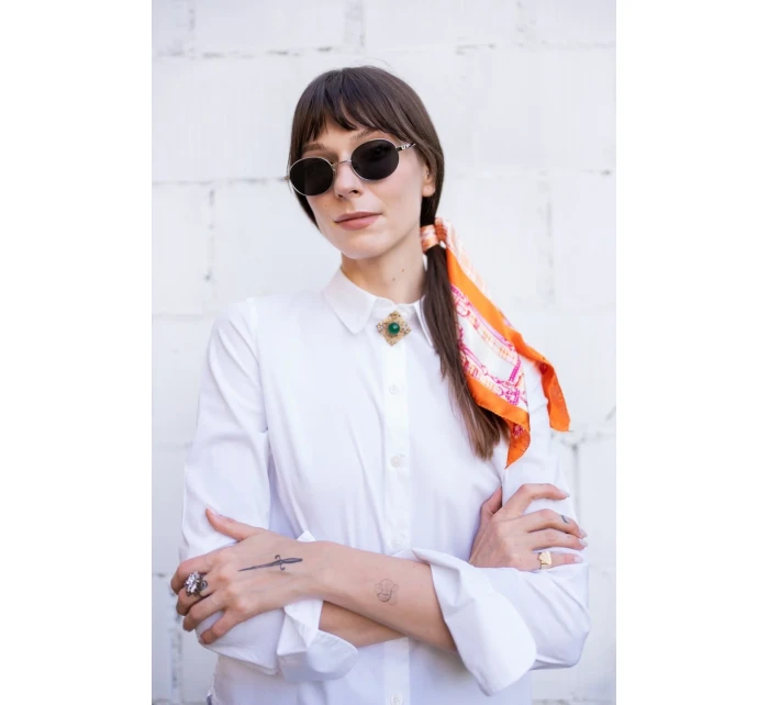 Art Of Polo saténová kockovaná šatka 20960