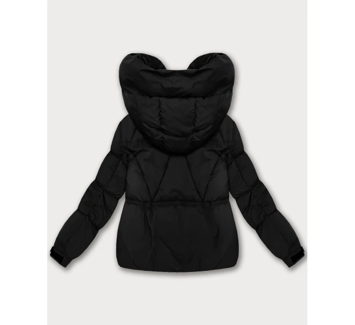 Černá oversize dámská bunda pro přechodné období S'West (B2003-1)