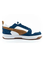 Sportovní obuv pánské tenisky Rebound model 22054574 fashionable comfortable white navy brown - Puma Sportovní obuv pánské tenisky Rebound model 22054574 fashionable comfortable white navy brown - Puma