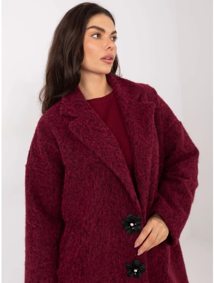 Kabát IT EN 96965.19 bordový Kabát IT EN 96965.19 bordový