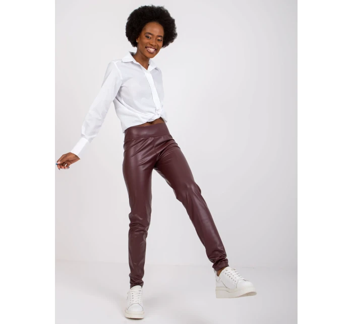 Legíny RV LG 6007.11 tmavo červená