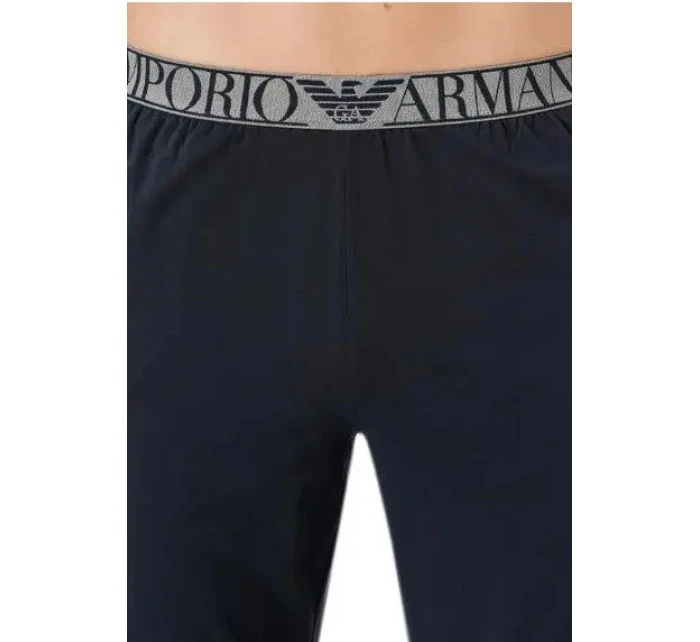 Pánske pyžamo 111789 2F720 12149 sivá/tm.modrá - Emporio Armani