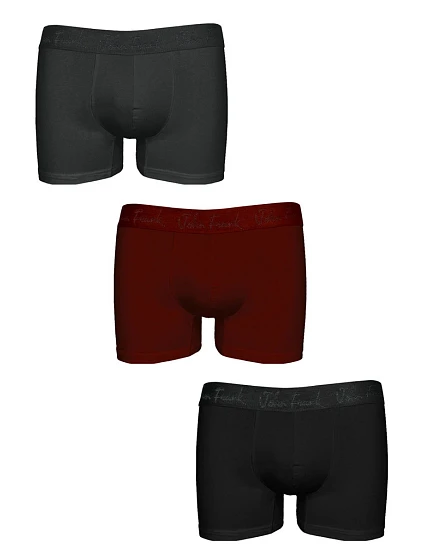 Pánské boxerky model 22080007 3Pack - John Frank Pánské boxerky model 22080007 3Pack - John Frank