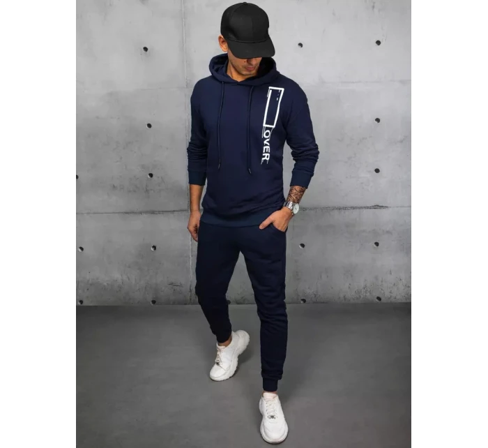 Pánské tmavě modré tepláky Dstreet model 21967443 - FashionStreet