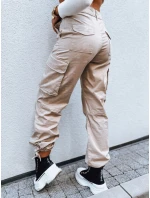 dámské padákové kalhoty světle béžové Dstreet model 21971068 - FashionStreet