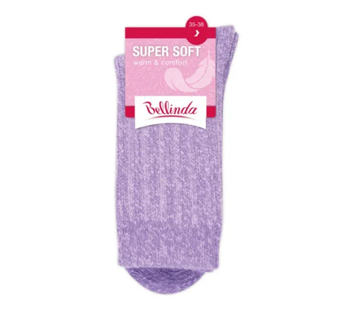 Dámské ponožky SUPER SOFT SOCKS - BELLINDA - fialová