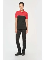 210 Pracovní piqué polo model 22513977 black/red - WK 210 Pracovní piqué polo model 22513977 black/red - WK