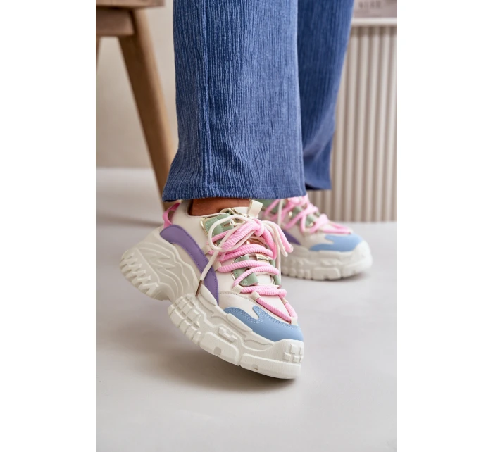 Dámské tenisky na masivní podrážce model 21667390 - Boto Dámské tenisky na masivní podrážce model 21667390 - Boto