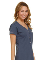 Dámske tehotenské tričko 9505 modré plus - Doctornap