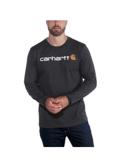 Core Logo TShirt L/S mikina bez kapuce heather model 22320159 - Carhartt Core Logo TShirt L/S mikina bez kapuce heather model 22320159 - Carhartt