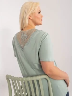 Blúzka PM BZ GW2380.54 pistácií