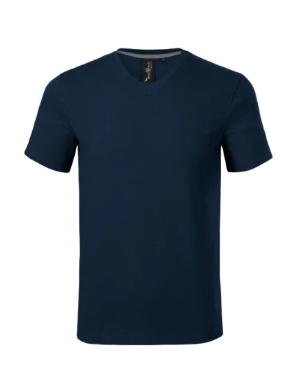 Action V-neck tričko pánské námořní modrá