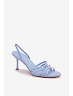 Sandále na podpätku model 227450 Vykročte štýlovo