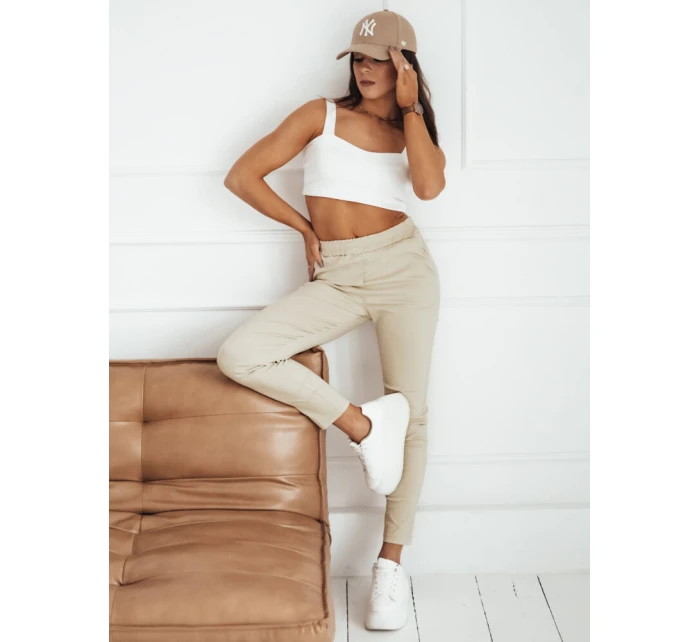 Dámské kalhoty beige Dstreet model 21972697 - FashionStreet