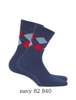 Pánske ponožky Wola Perfect Man vzorované W 94N03 Casual