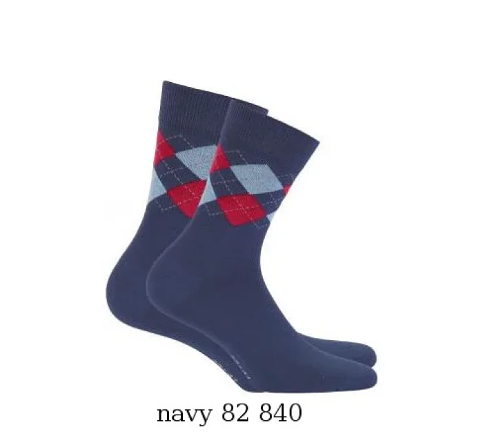 Pánske ponožky Wola Perfect Man vzorované W 94N03 Casual