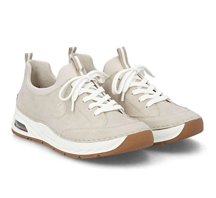 Dámske pohodlné béžové topánky Rieker 44562-62