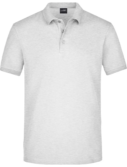 Daiber JN 710 Pánske elastické polo tričko z piké 02.0710 šedá melírovaná Daiber JN 710 Pánske elastické polo tričko z piké 02.0710 šedá melírovaná