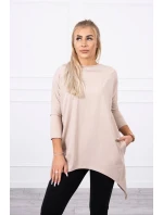 Mikina s potlačou bicykla béžová Mikina s potlačou bicykla béžová