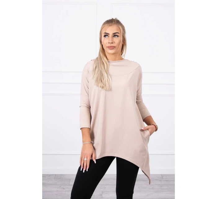 Mikina s potlačou bicykla béžová Mikina s potlačou bicykla béžová