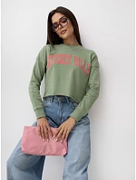 Bluza model 22340802 pistacjowy - FPrice Bluza model 22340802 pistacjowy - FPrice