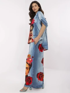 Nohavice DHJ SP 19183 5.78 modrá